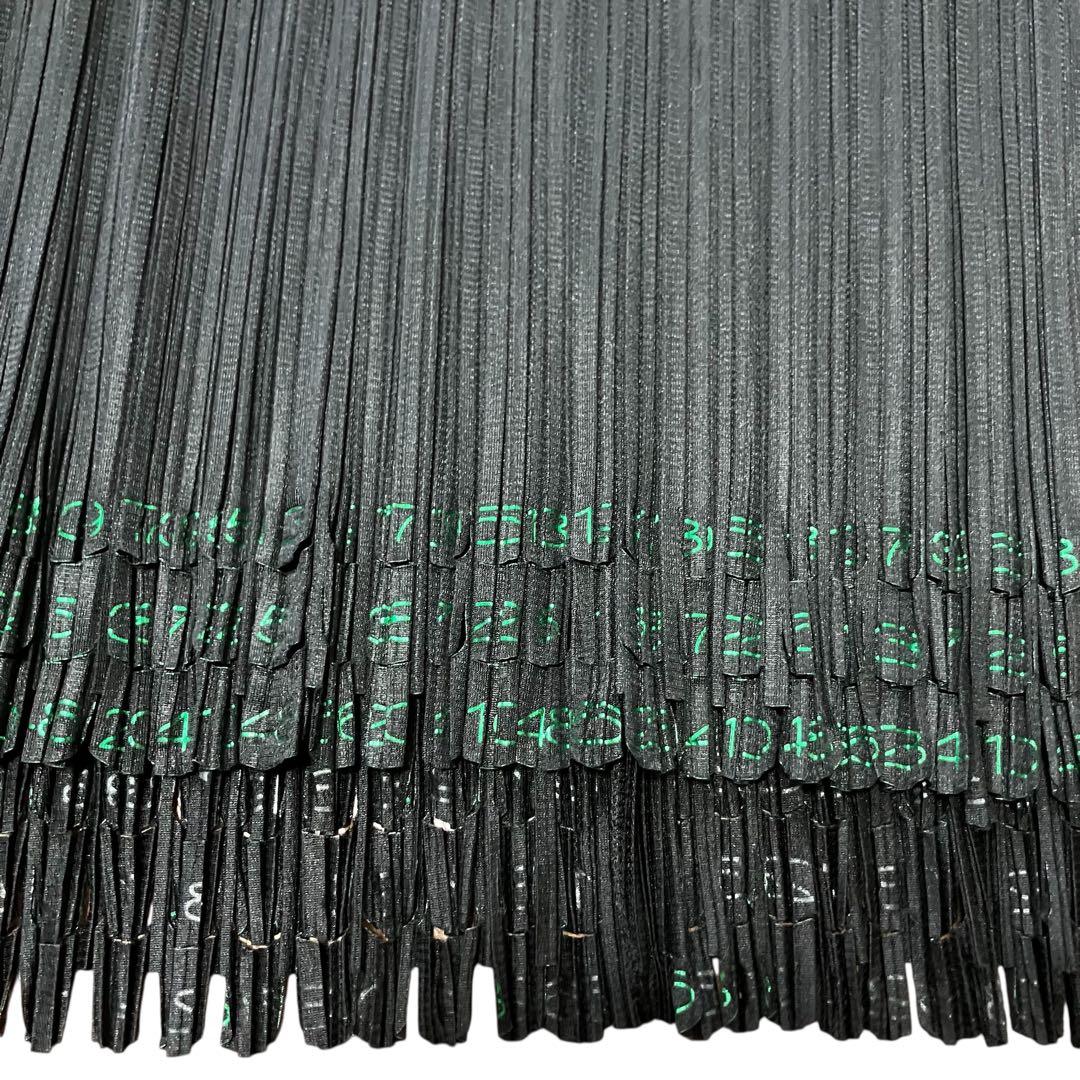 A*n様 PLEATS PLEASE パッチワーク 数字　変形ロングスカート　切