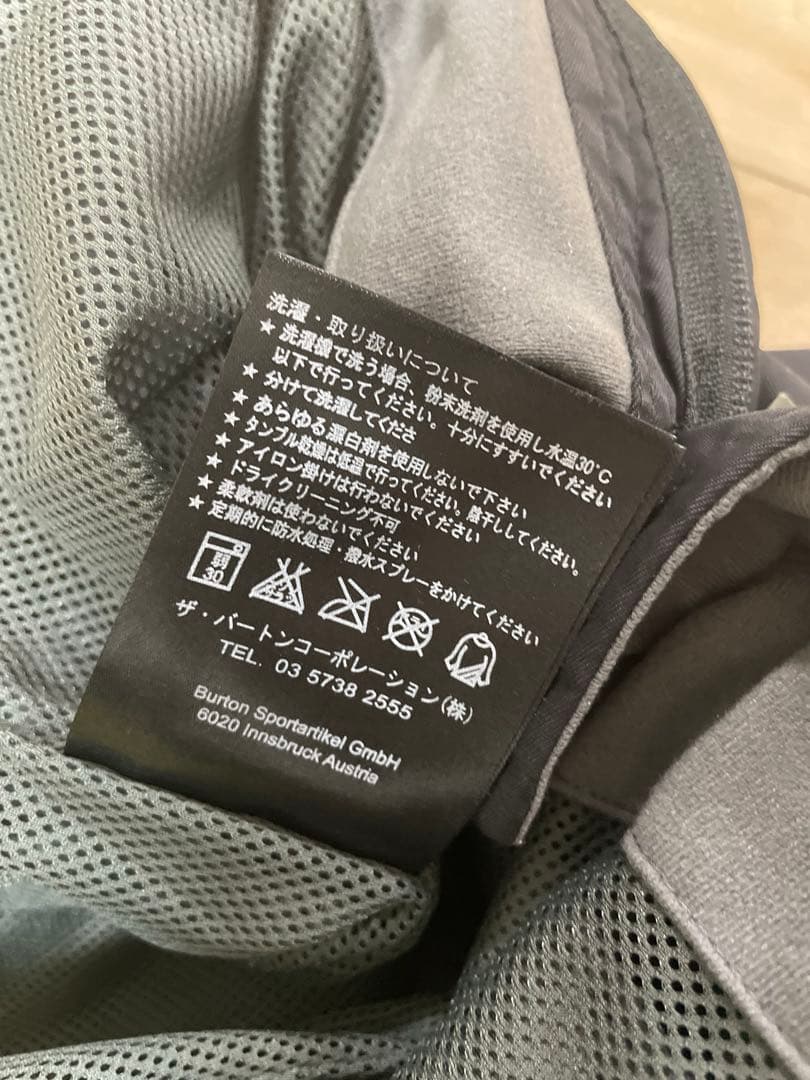 BURTON バートン DRY RIDE 黒スノーボードパンツM