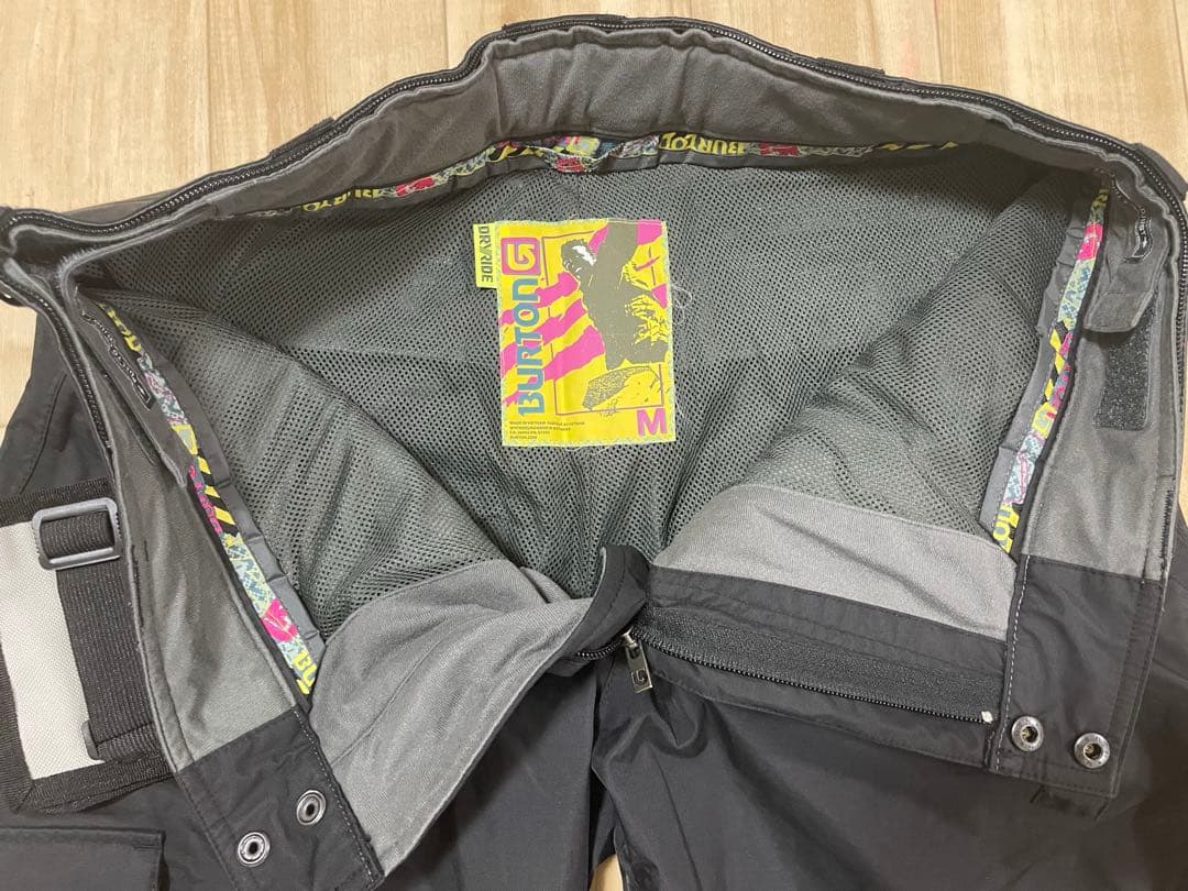 BURTON バートン DRY RIDE 黒スノーボードパンツM