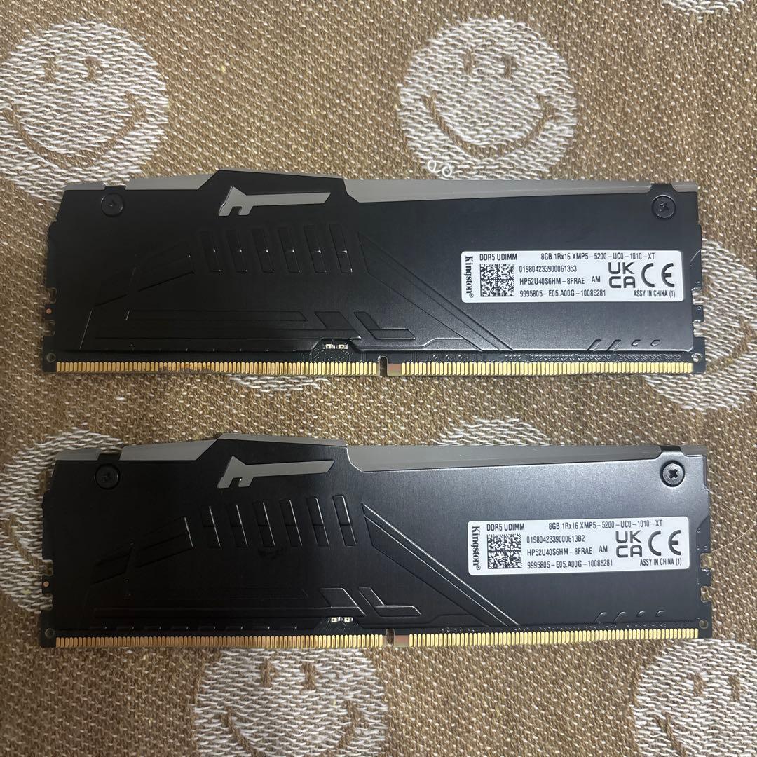 KINGSTON FURYBEAST DDR5-5200 16GB(8GB×2)