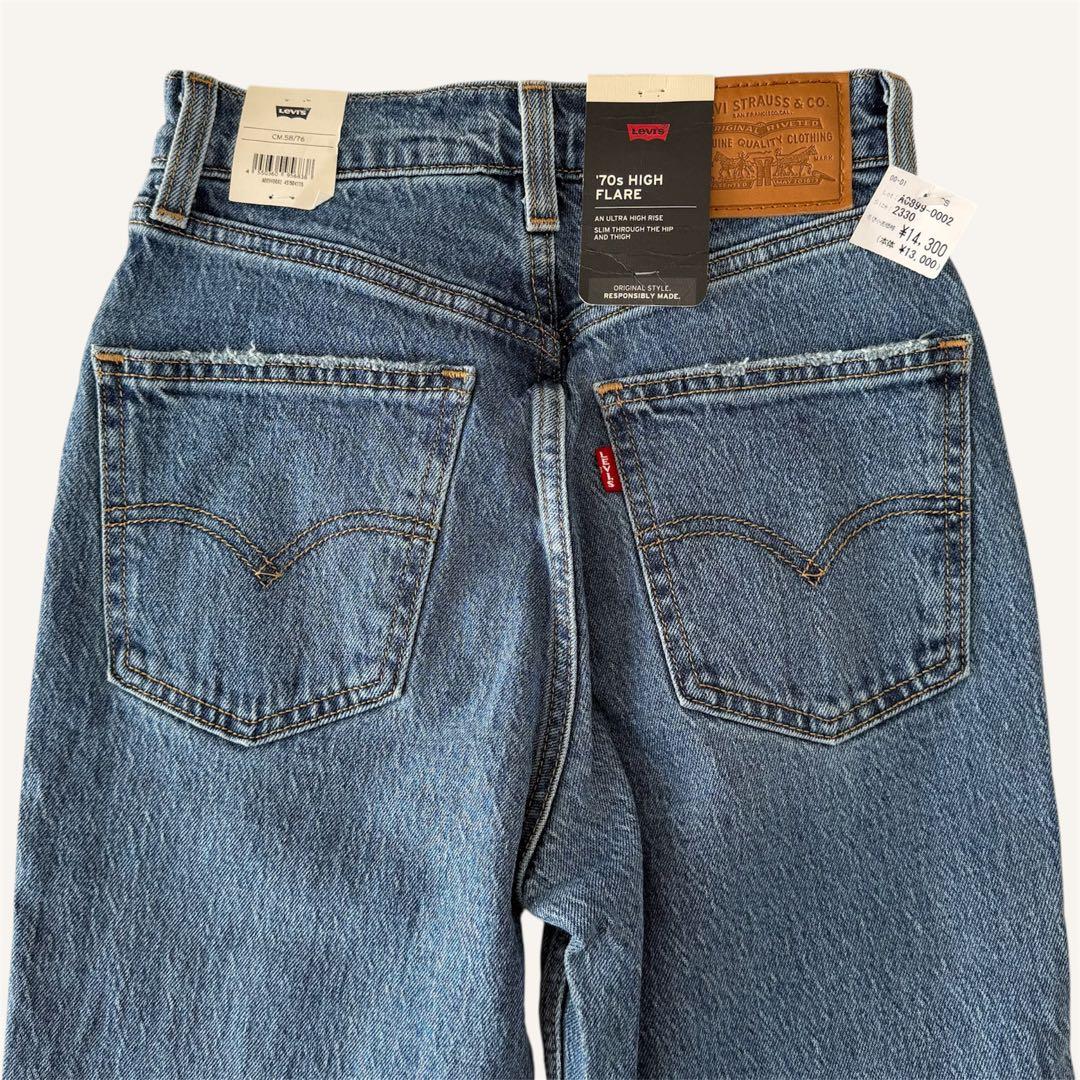 美品 Levi’s 70’s HIGH FLARE JEANS 23inch