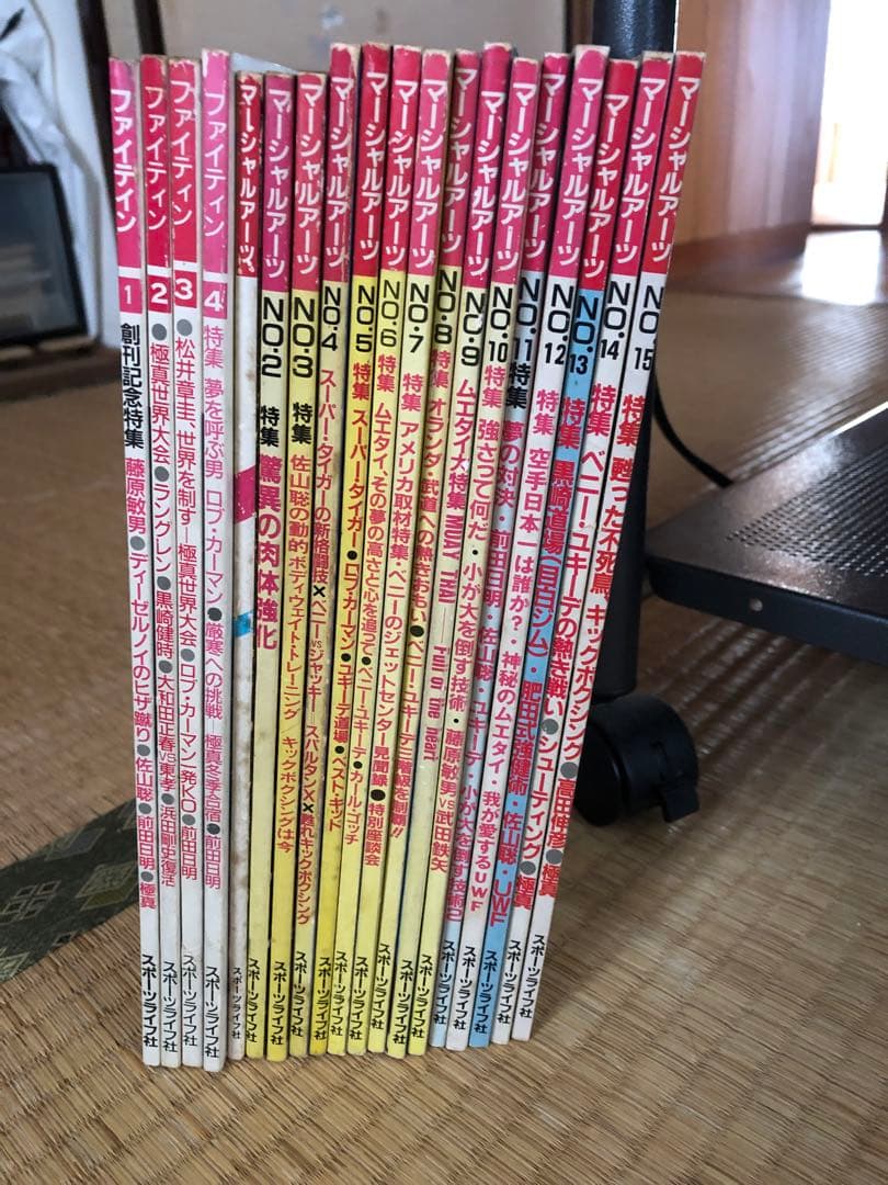 雑誌マーシャルアーツ&fightin'