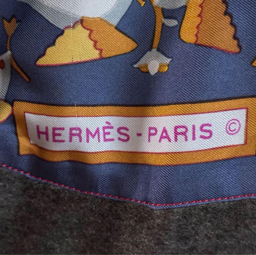 【大幅値下げ】エルメス　HERMES オーダーメイドジャケット グレー　メンズ