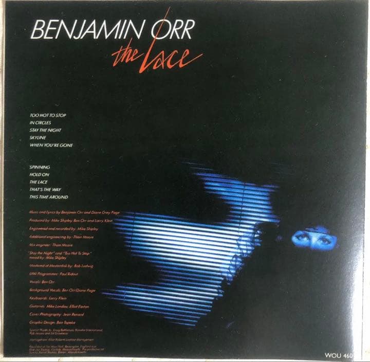 Benjamin Orr/ THE LACE/1986年/ THE CARS
