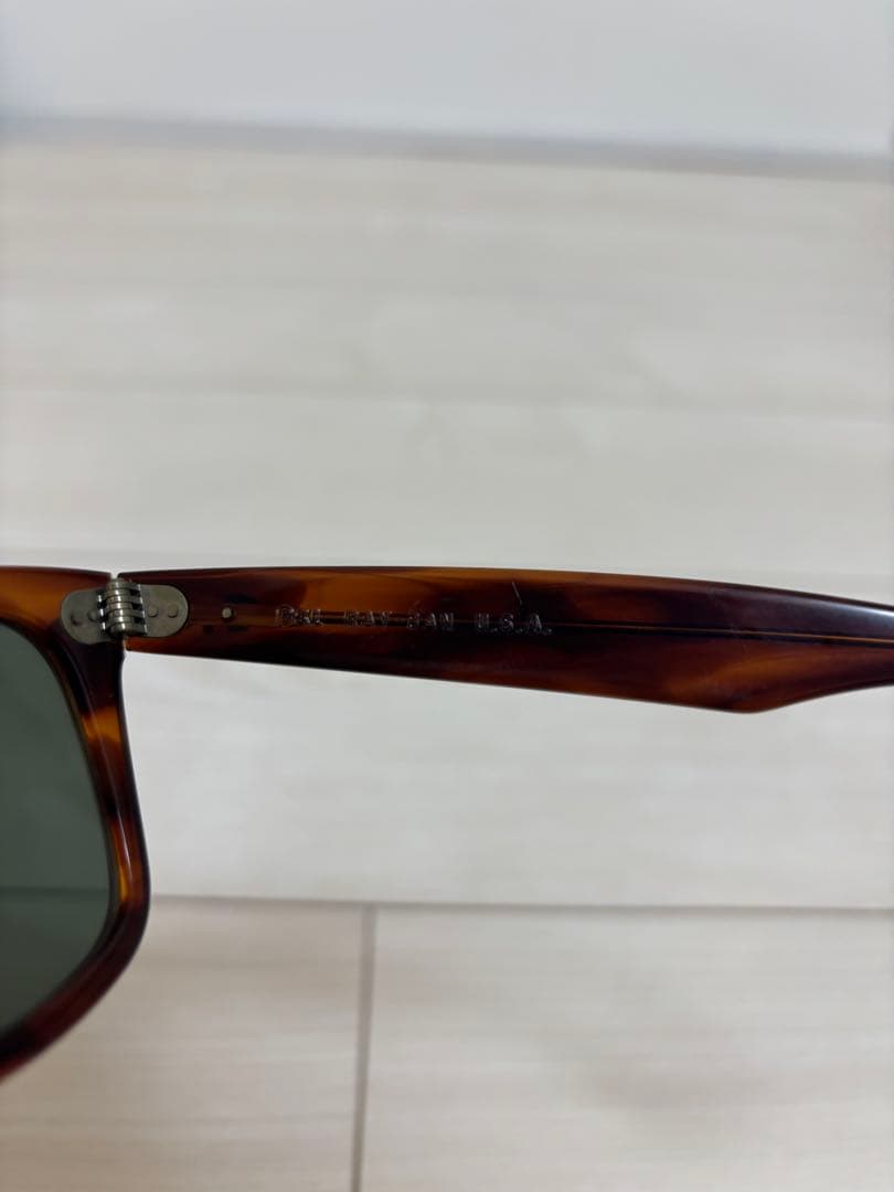 RAY-BAN WAYFARER B&L USA製ボシュロムセルフレームブラウン