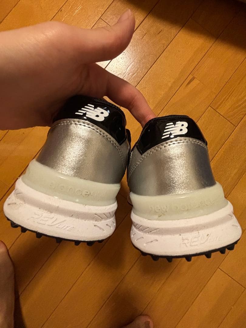 【即購入OK 】 New Balance ゴルフシューズ シルバー BOA