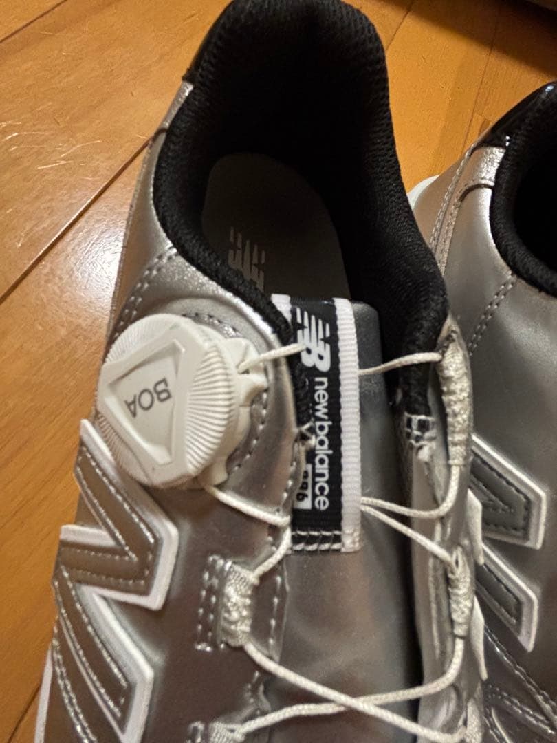 【即購入OK 】 New Balance ゴルフシューズ シルバー BOA