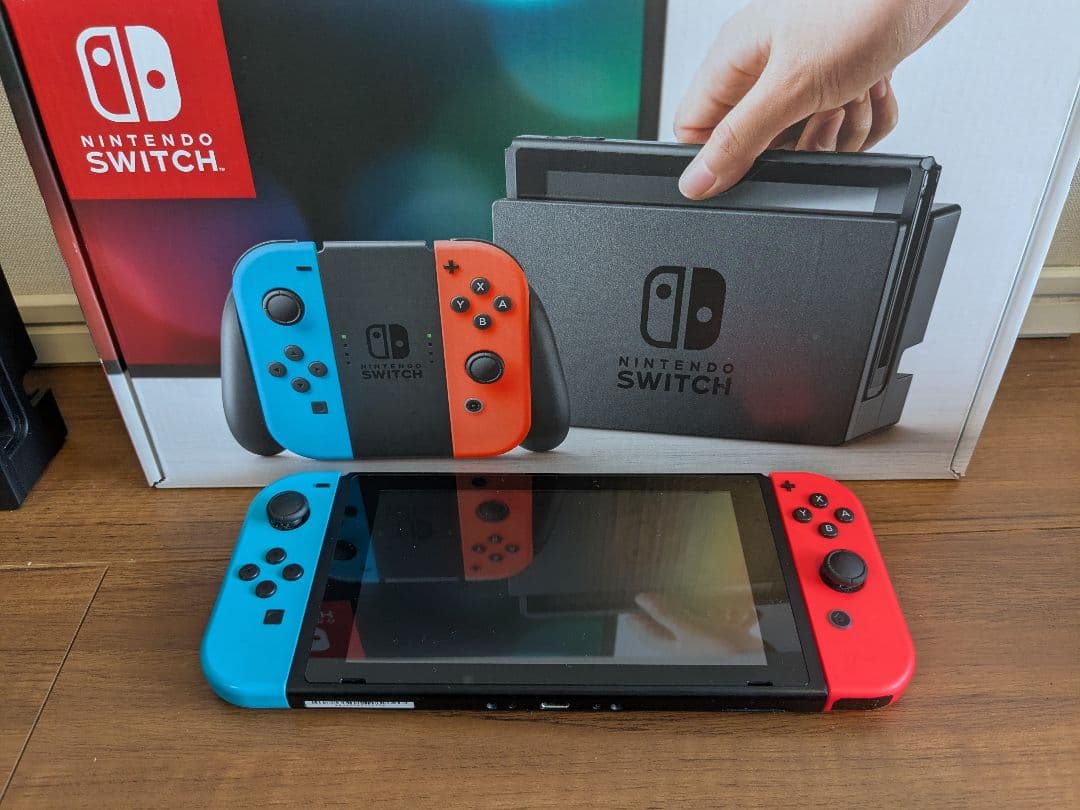 Nintendo Switch 本体 赤/青 Joy-Con付き：訳あり