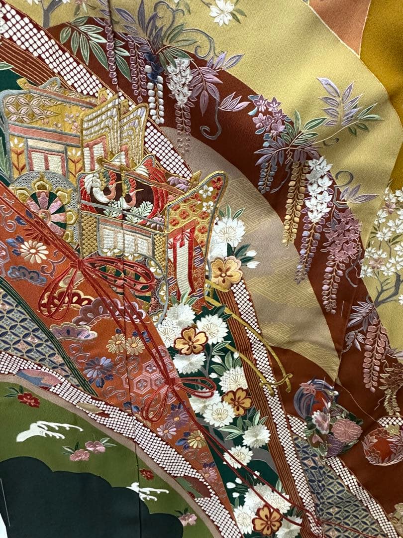 S*u様 正絹 振袖 刺繍 麗光刺繍 蘇州刺繍 相良刺繍