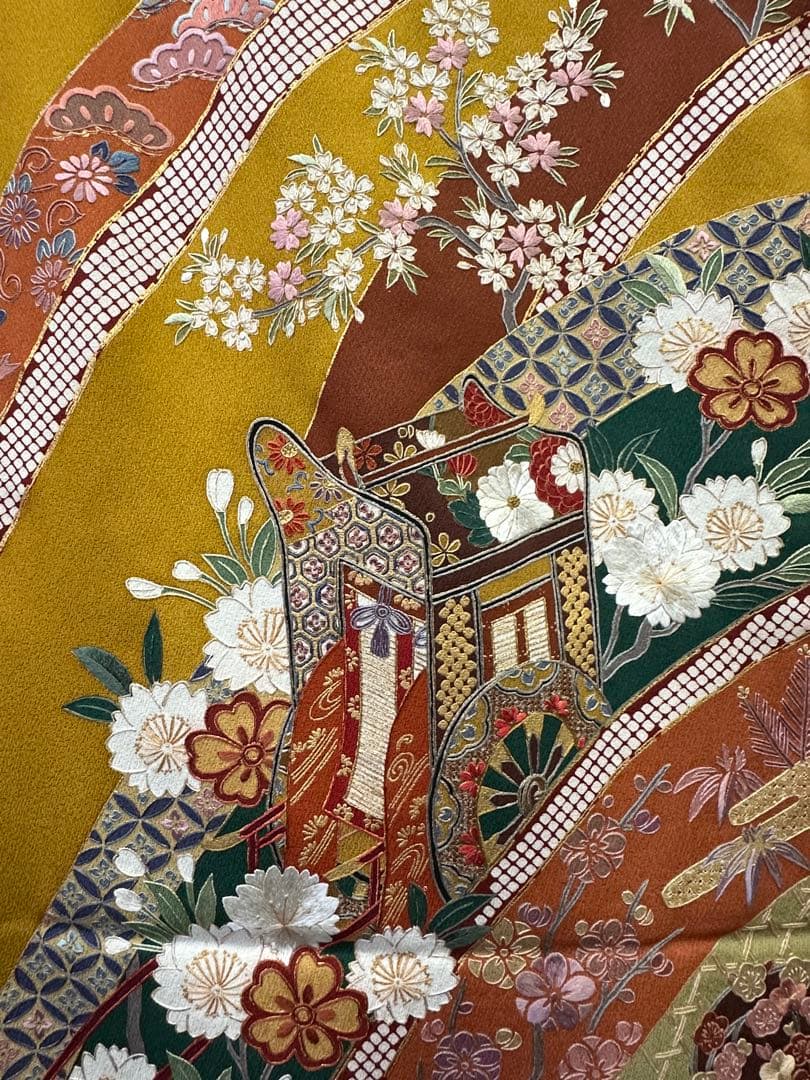 S*u様 正絹 振袖 刺繍 麗光刺繍 蘇州刺繍 相良刺繍