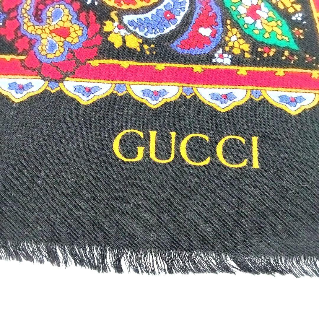 GUCCI グッチ ショール 大判 スカーフ タグなし レディース