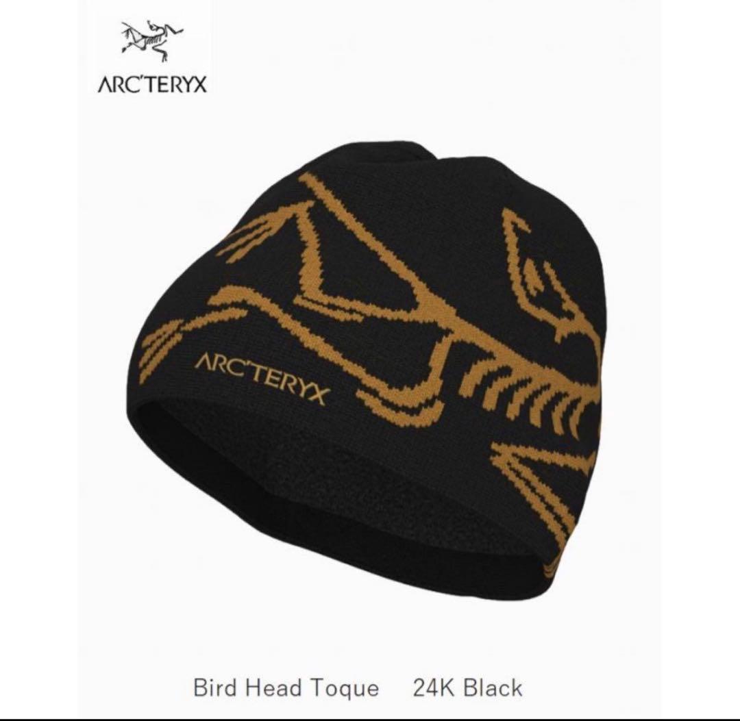 ARC'TERYX ビーニー 黒金 Bird Head Toque