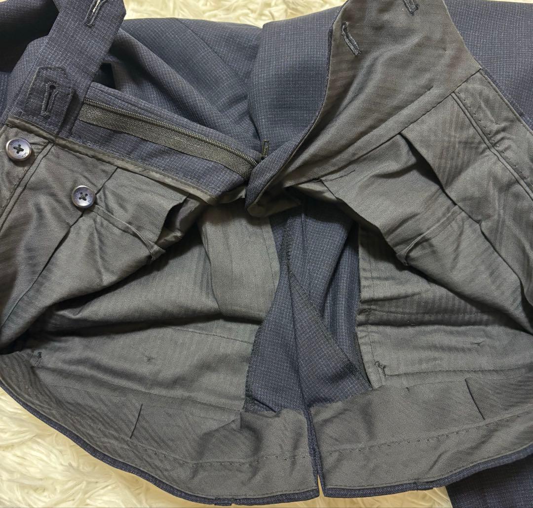 【極美品】SHIPS スーツセットアップRINGJACKET製　高級生地カノニコ