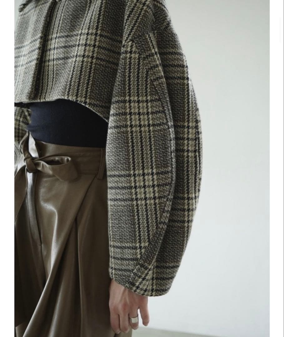 【CLANE/クラネ】ROUND SLEEVE SHORT JACKET ボレロ