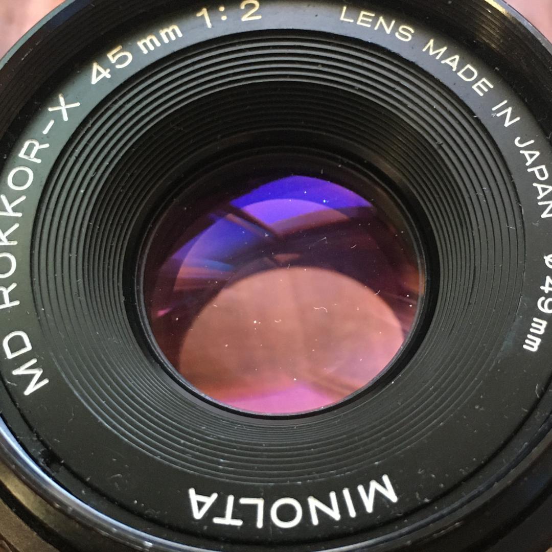 ミノルタ MD ROKKOR-X 45mm F2