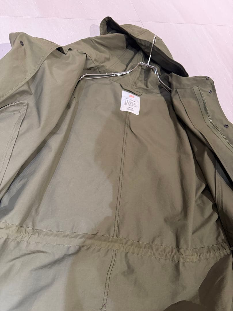 【木村拓哉着用　極美品】WIND AND SEA モッズコート L オリーブ