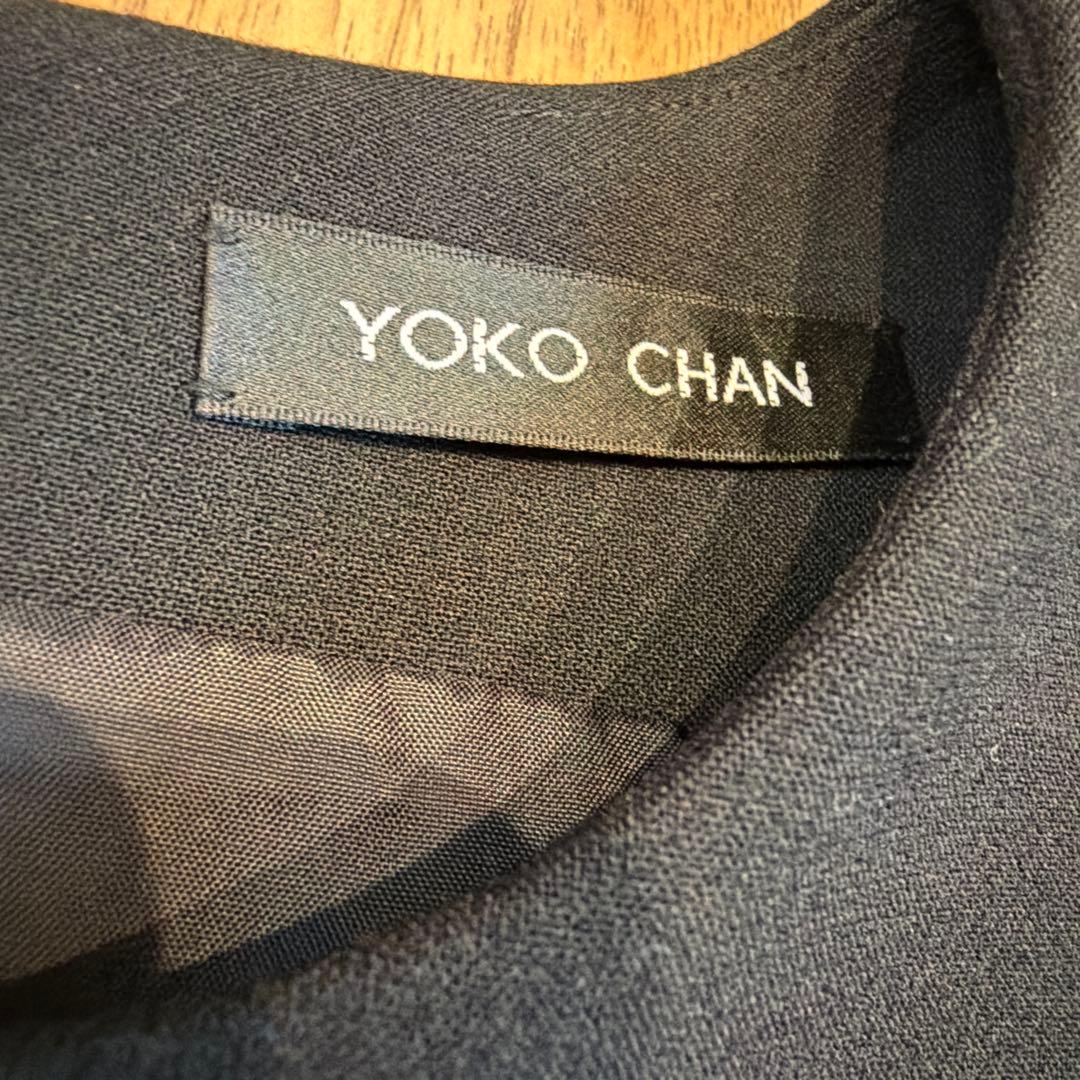 H*M様 【美品】YOKOCHAN パール Aライン ワンピース ドレス ネイビ