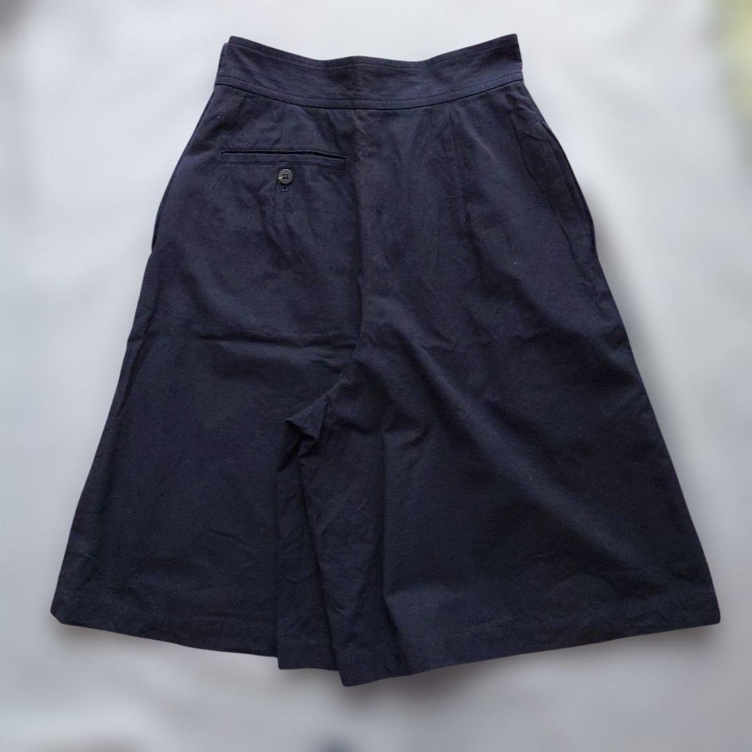 COMME des GARÇONS ネイビー フレアキュロット M