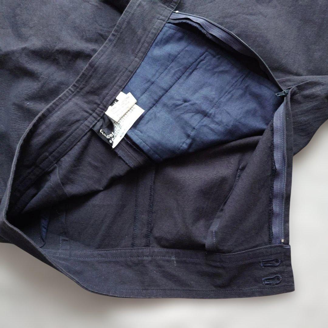 COMME des GARÇONS ネイビー フレアキュロット M