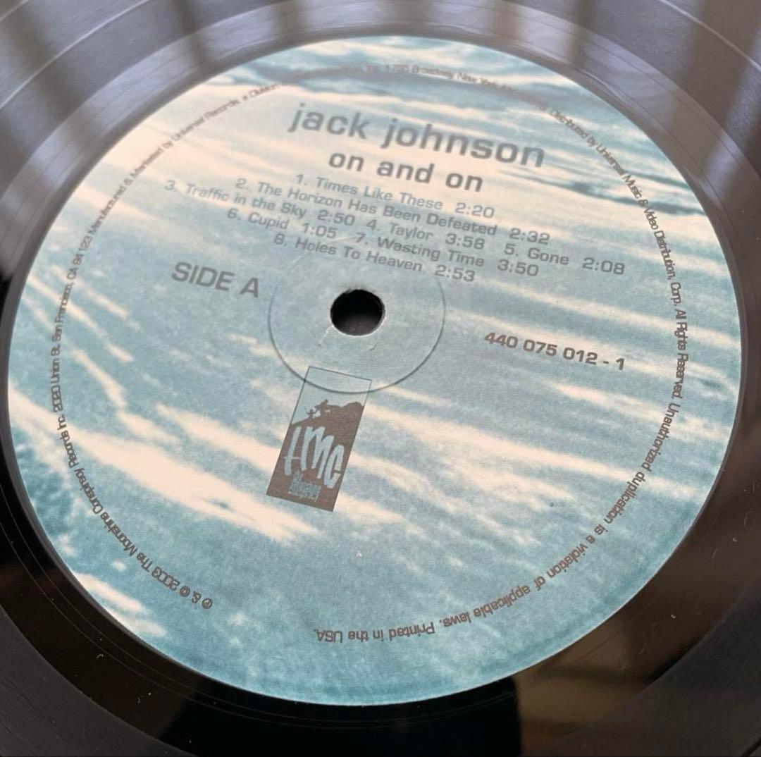 Jack Johnson / On and On 【LP】