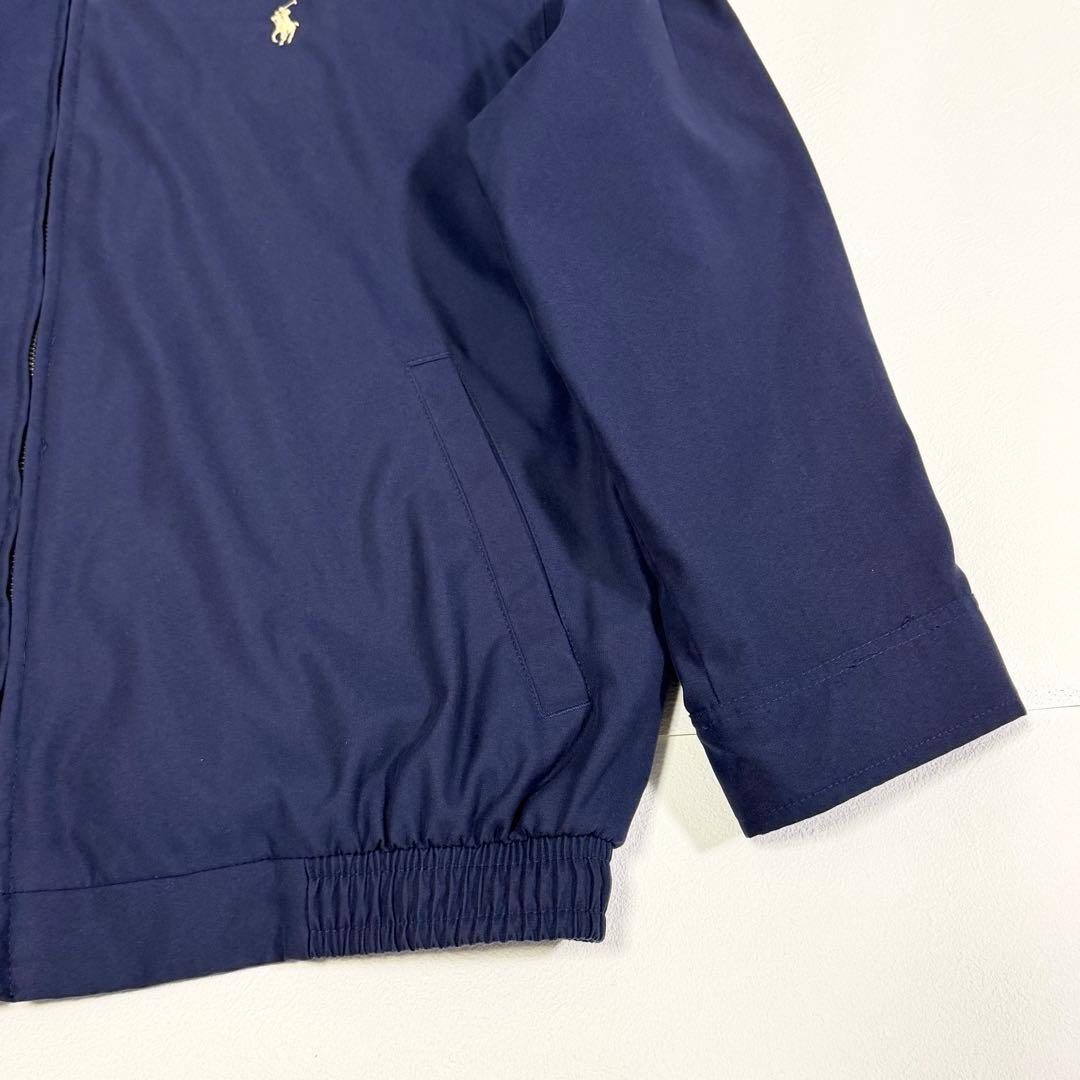 ポロラルフローレン スイングトップ ポニー チェック 90s ネイビー M