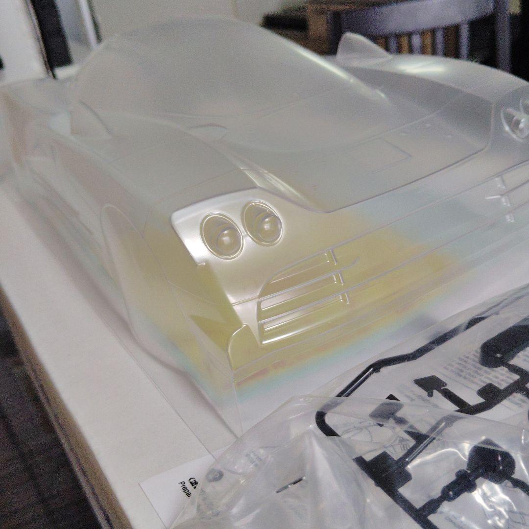 タミヤ 1/10 日産 R 390 GT 1 クリアボディ説明書 リアウイング付
