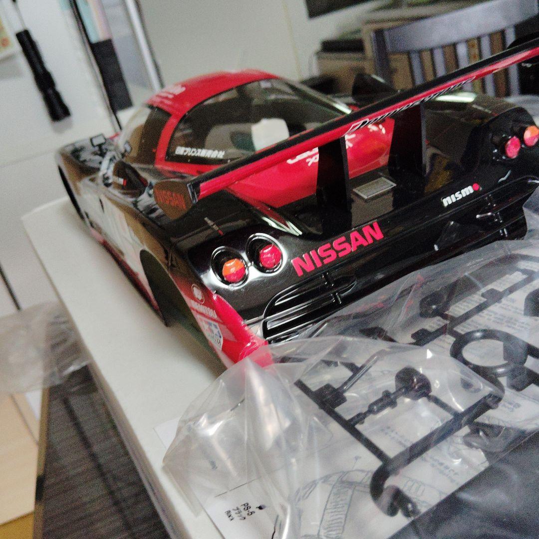 タミヤ 1/10 日産 R 390 GT 1 クリアボディ説明書 リアウイング付