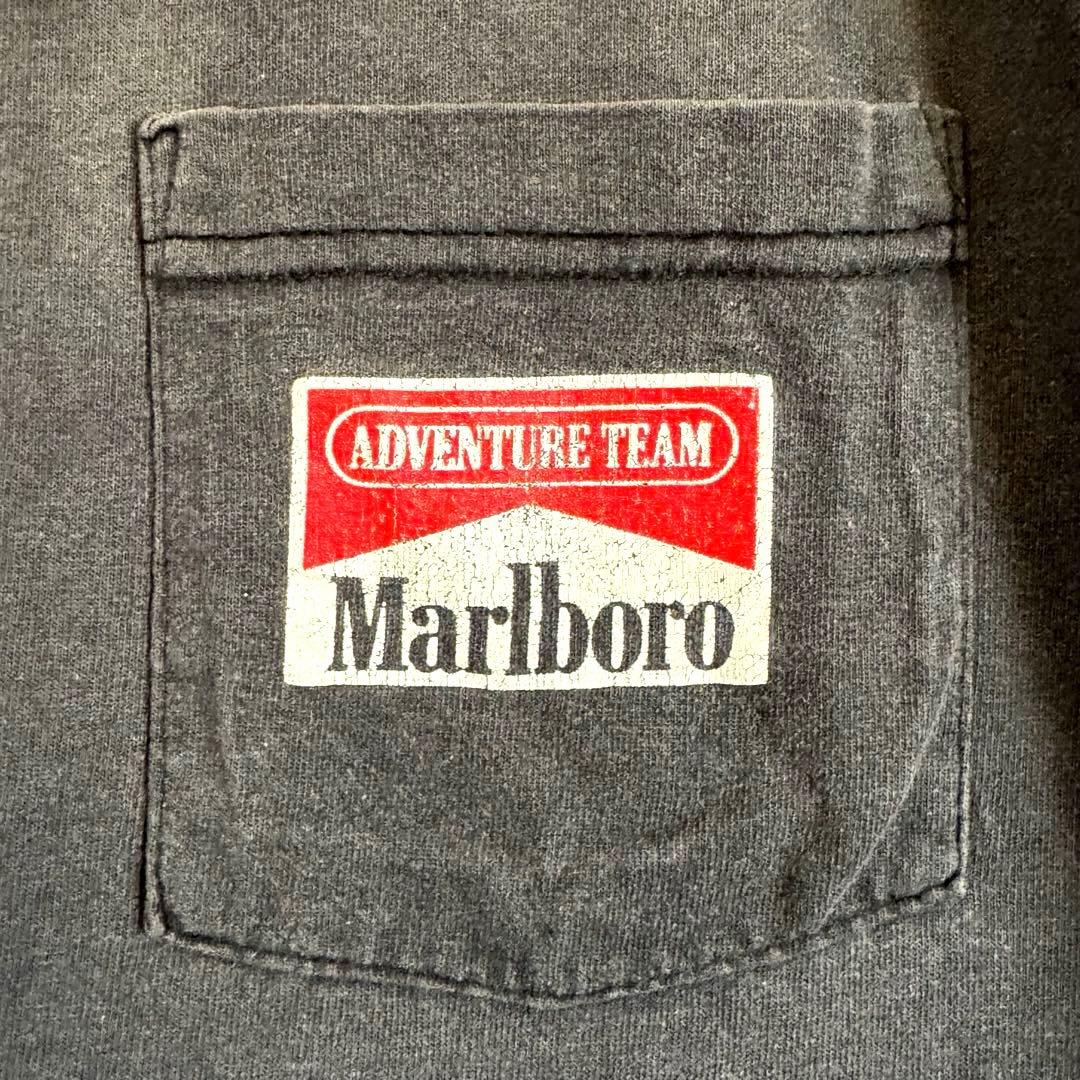 Marlboro　胸ポケTシャツ　コヨーテ　90sビンテージ　XLサイズ