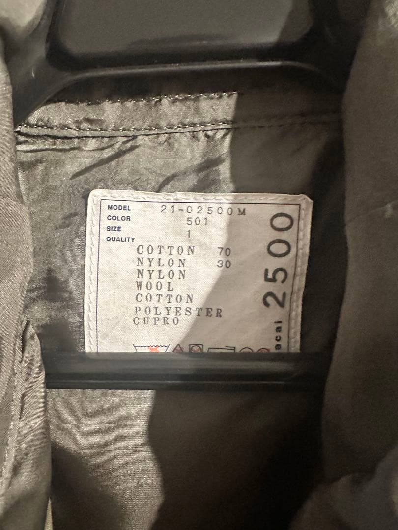 sacai オックスフォードモッズコート　サイズs