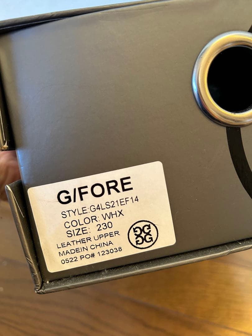 G/FORE フリンジ付きホワイトスニーカー US 6