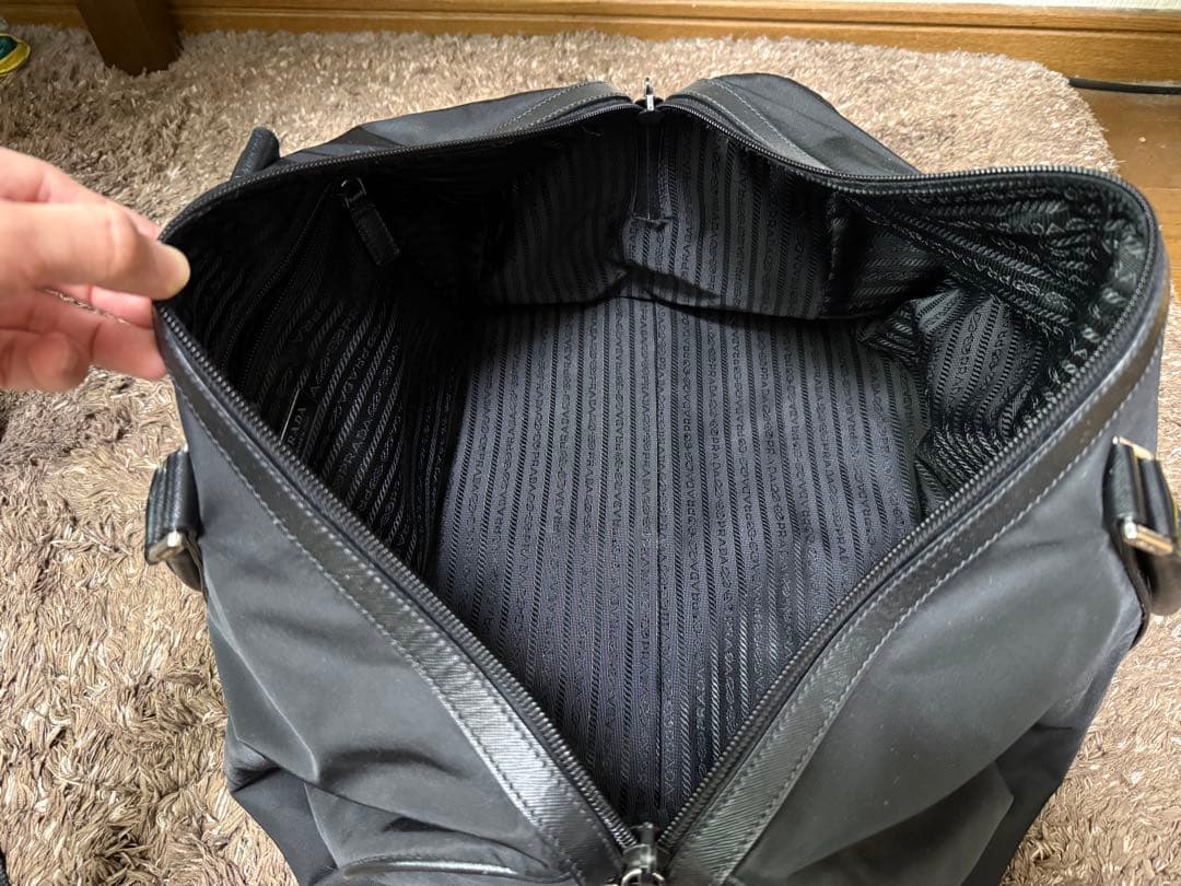 プラダ PRADA 2WAY トラベルバッグ ボストンバッグ ナイロン ブラック