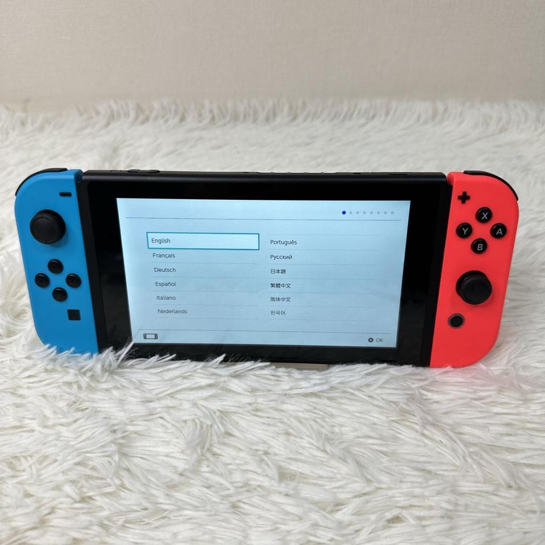 Nintendo Switch ストア限定版カラーカスタマイズ レッド＆ブルー