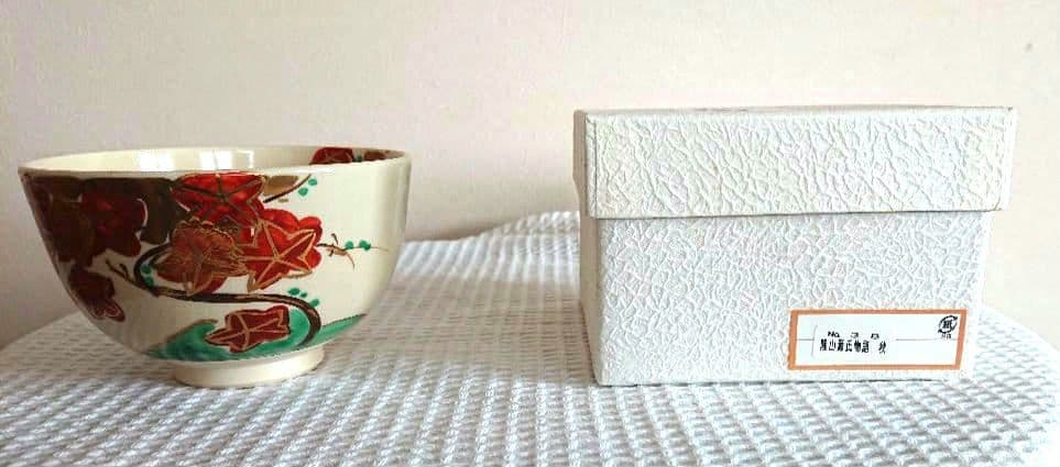 【隆山源氏物語四季】茶道具 薄茶用陶器茶碗 練習用 抹茶茶碗四季4個セット