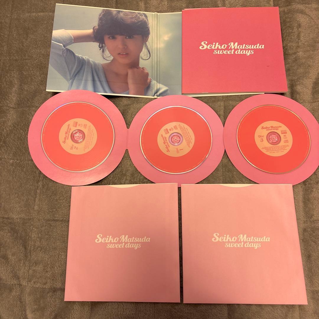 松田聖子 sweet days 3枚組 CD完全生産限定廃盤品　美品