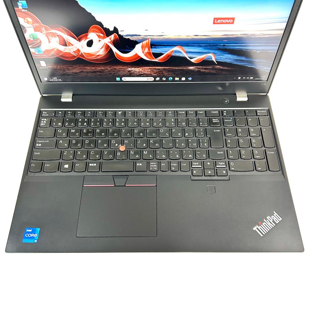 美品 ThinkPad L15 Gen2 15インチ バッテリー良好 第11世代