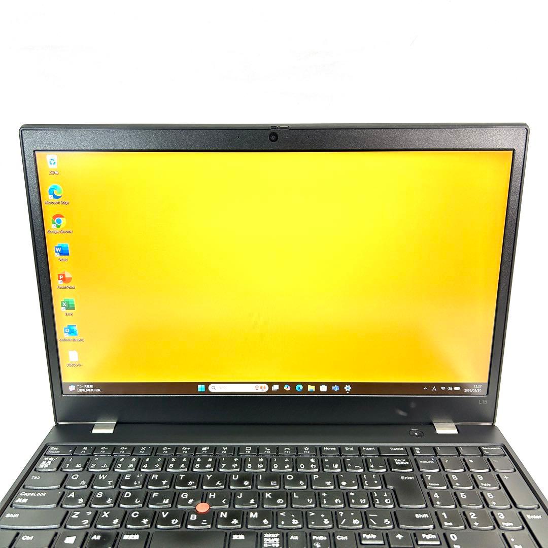 美品 ThinkPad L15 Gen2 15インチ バッテリー良好 第11世代