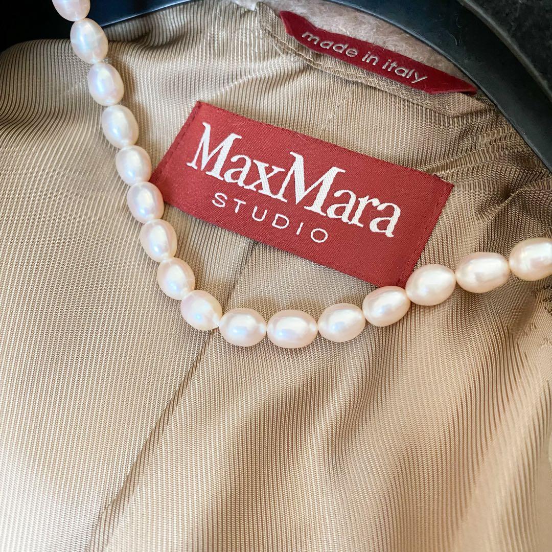★新品同様★マックスマーラ MaxMara フーデッド コート★