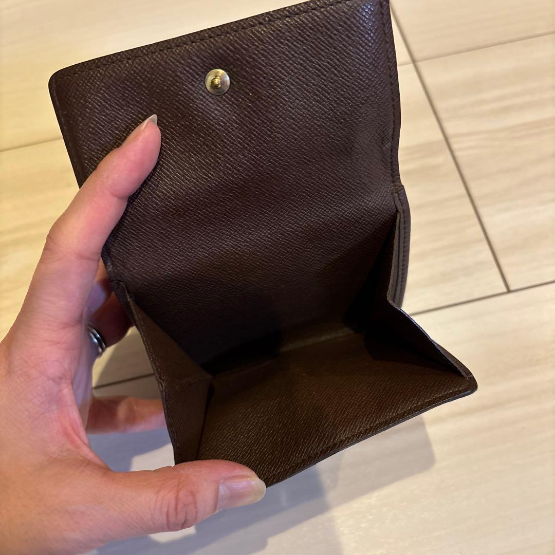 ルイ・ヴィトン ダミエ 二つ折り財布 【正規品】
