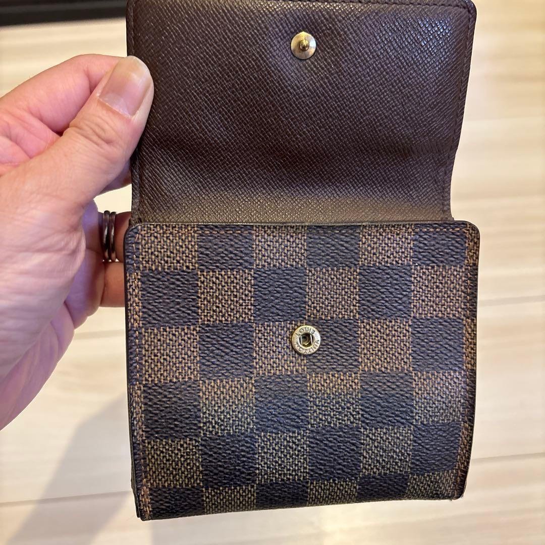 ルイ・ヴィトン ダミエ 二つ折り財布 【正規品】