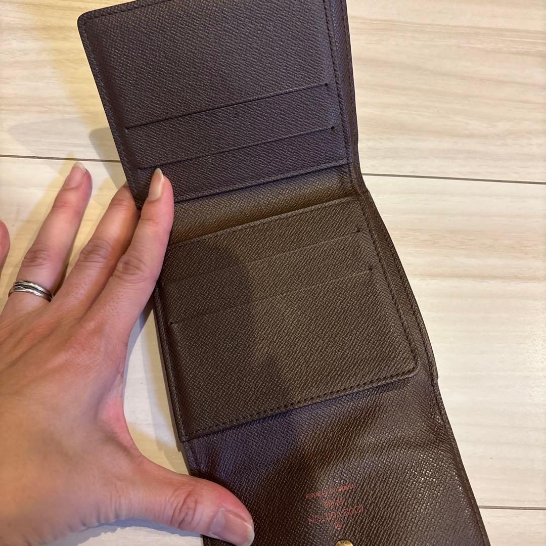 ルイ・ヴィトン ダミエ 二つ折り財布 【正規品】