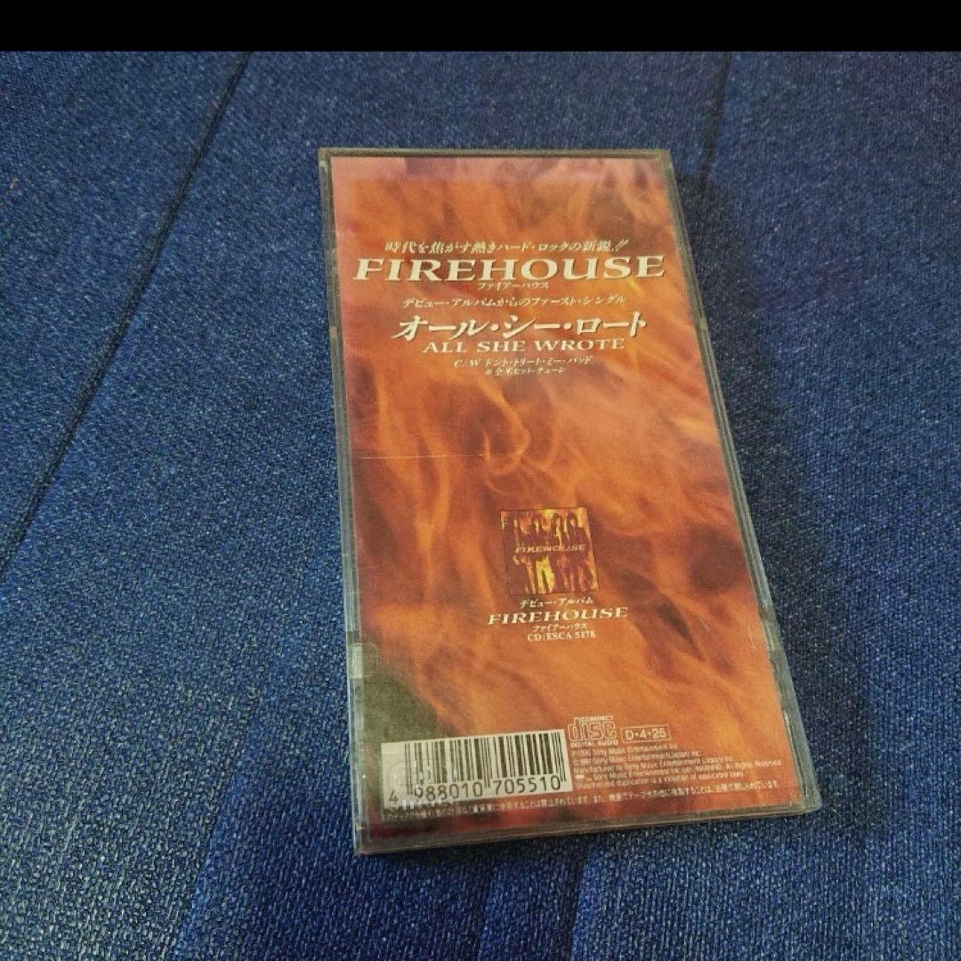 FIREHOUSE ファイヤーハウス .オールシーロート　8センチ8cmシングル
