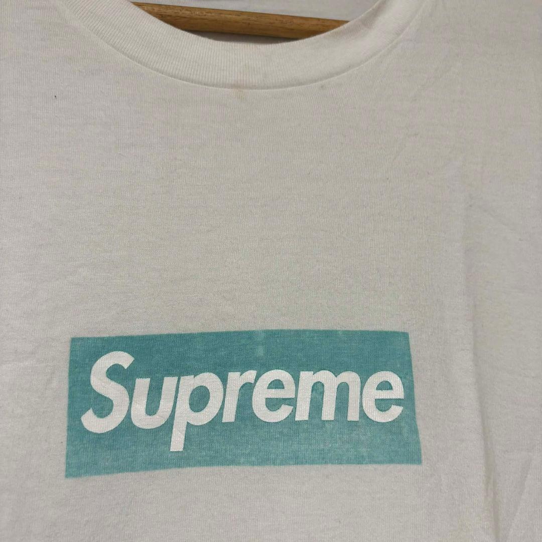 と*ん様 Supreme Tiffany Box Logo Tシャツ Lサイズ