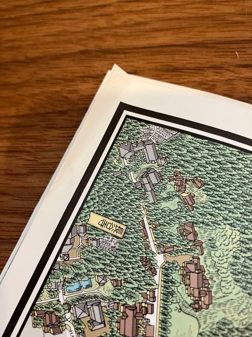 貴重！石原正のバーズアイマップ④「鎌倉絵図」 1980年