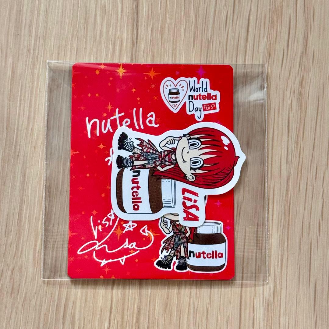 【新品】LiSA Nutella ヌテラ 限定コラボボックス ステッカー カード
