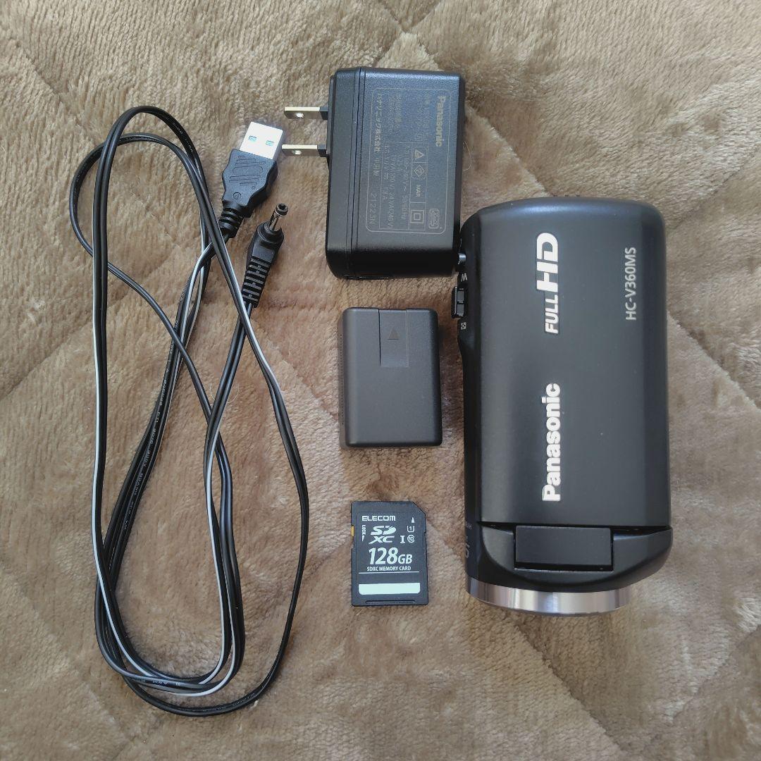 Panasonic HC-V360MS ビデオカメラ ブラック 2022年購入