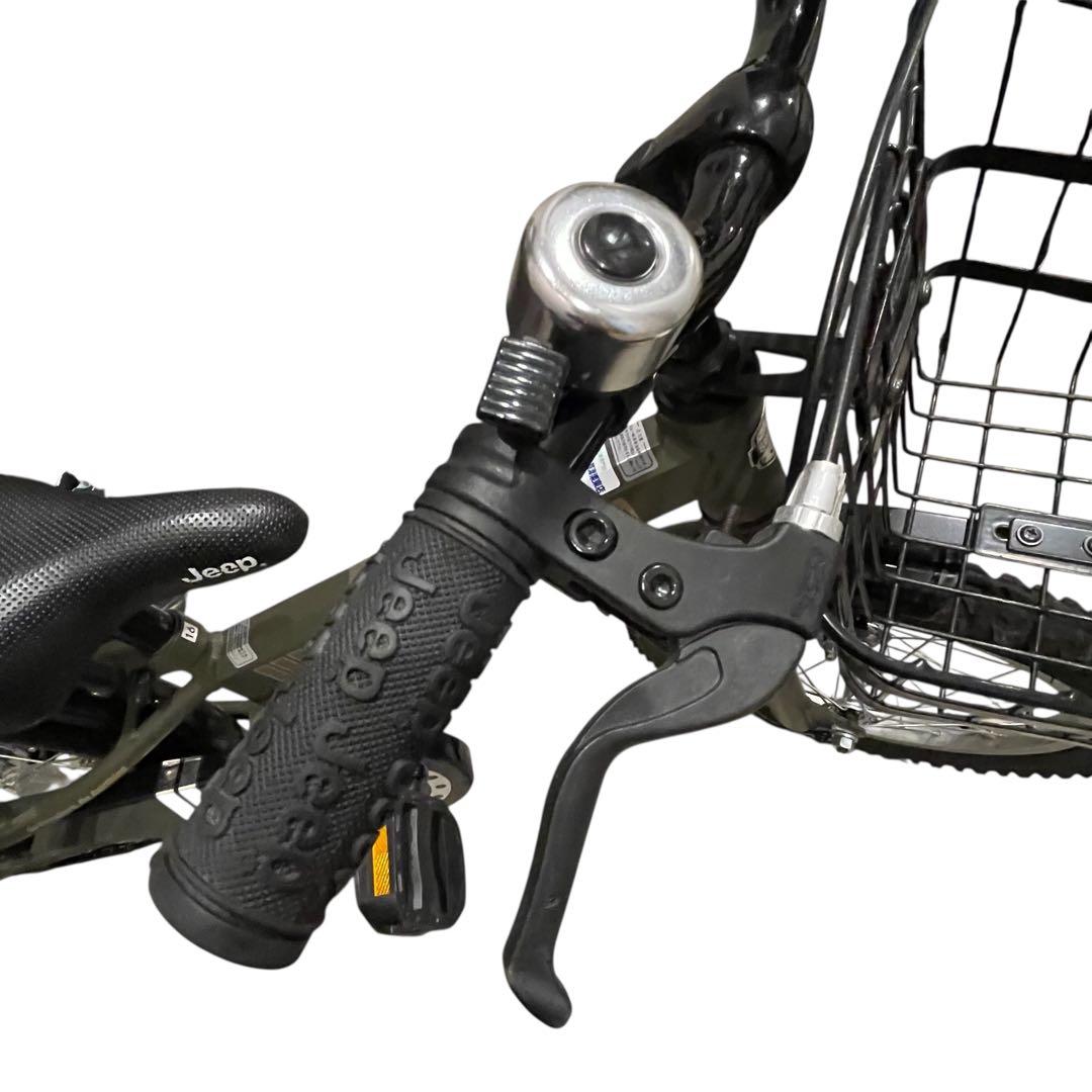 【美品郵送】jeep je-16g 16インチオリーブグリーン自転車キッズバイク