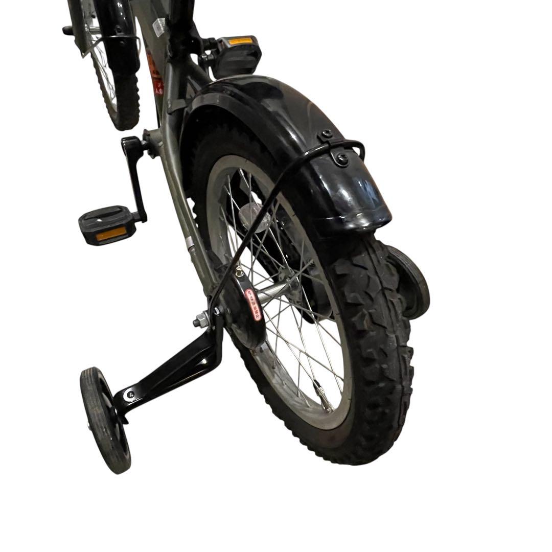 【美品郵送】jeep je-16g 16インチオリーブグリーン自転車キッズバイク