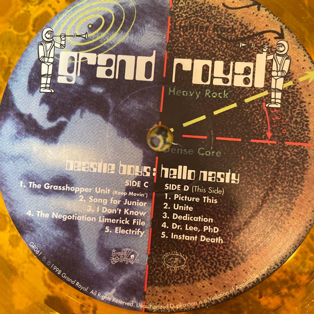 初回金盤 BEASTIE BOYS Hello Nastyビースティボーイズ