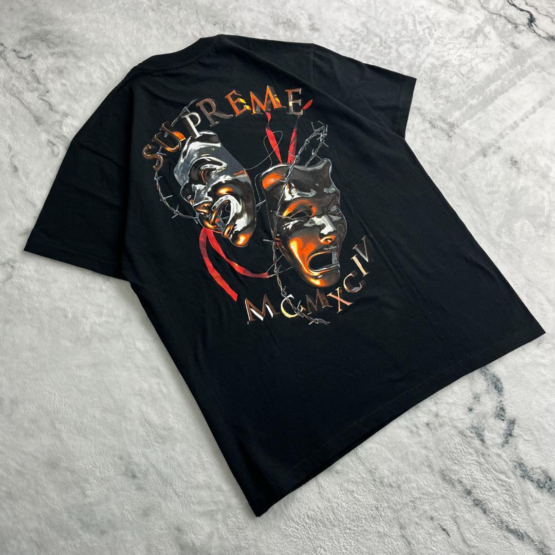 【美品・最高デザイン】シュプリーム☆名作ビッグバックロゴ入りTシャツ/3021
