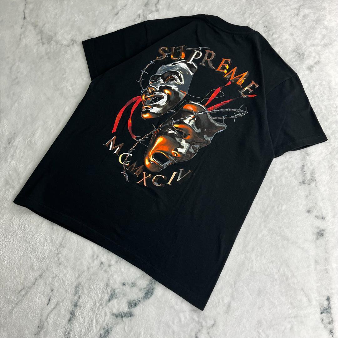 【美品・最高デザイン】シュプリーム☆名作ビッグバックロゴ入りTシャツ/3021